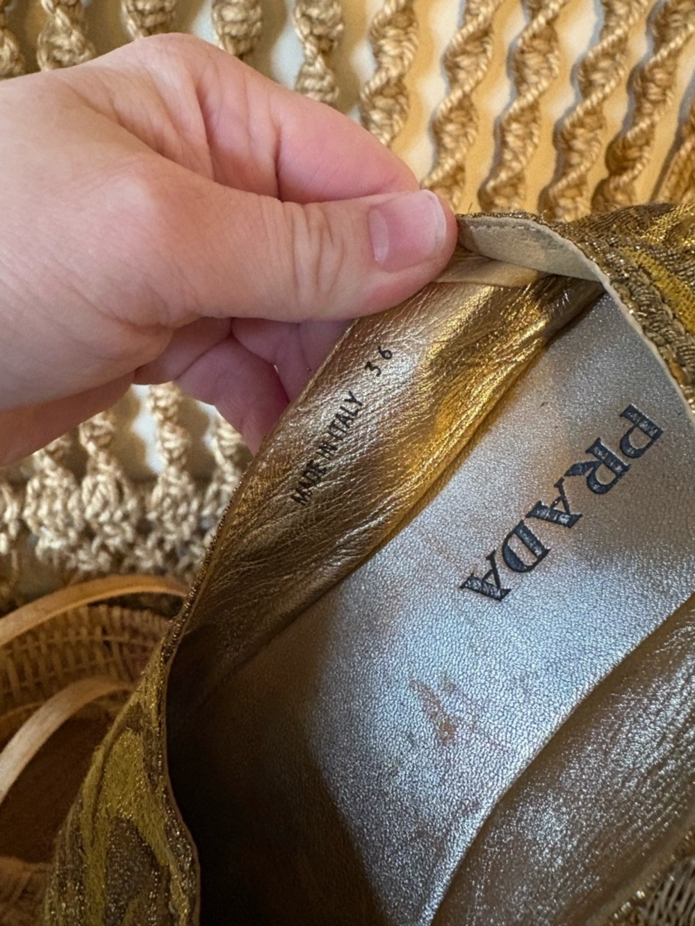 Beautiful PRADA espadrille size 36 - Picture 10 of 10